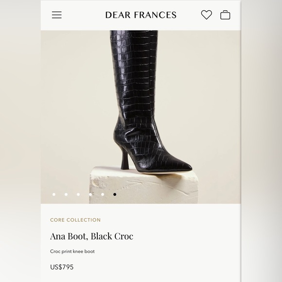 Dear Frances Shoes - DEAR FRANCES - ANA BOACK CROC BOOTS